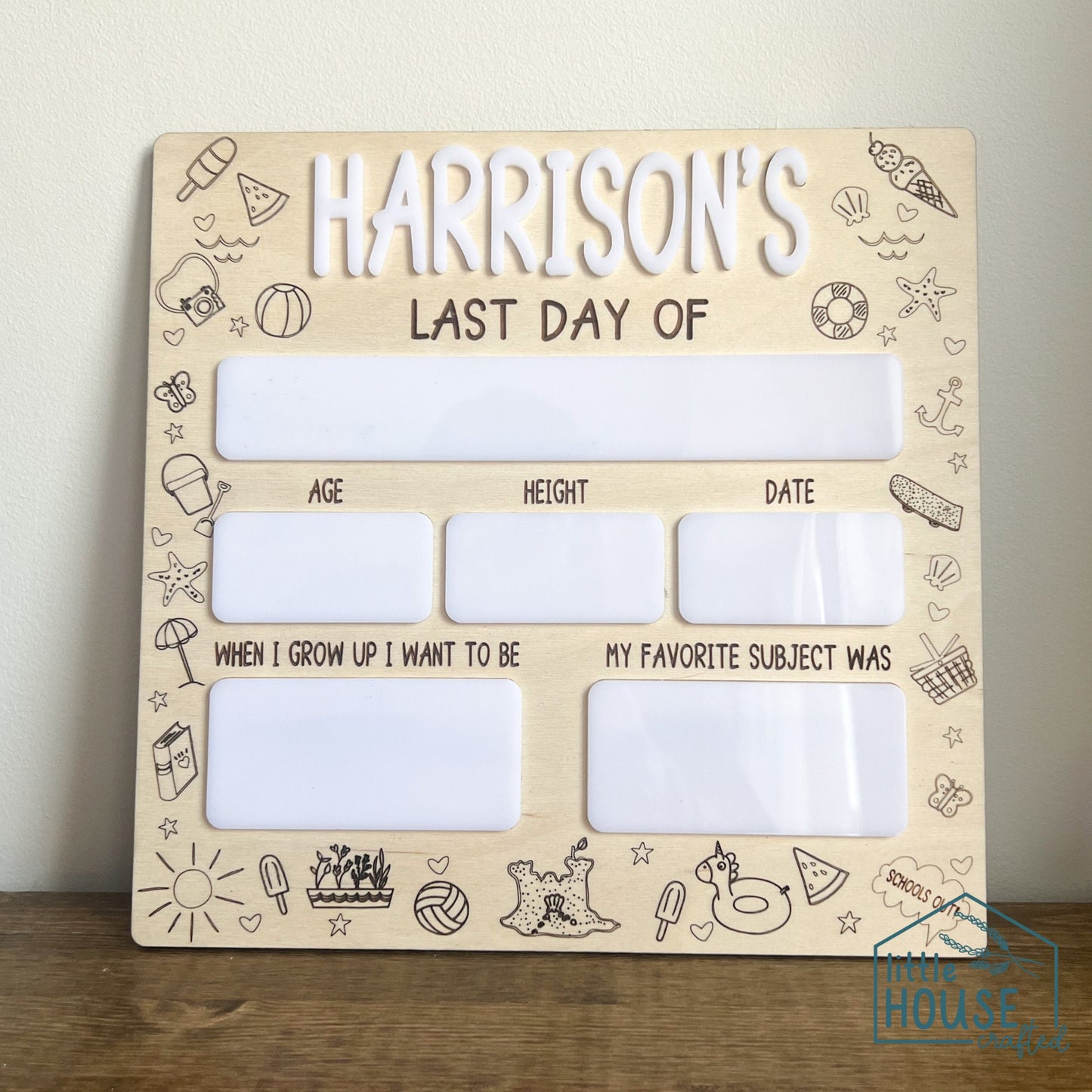 First Day Of School Sign, First Day Of School Board, Back To School Sign, First And Last Day School Sign, Back To School Photo Prop, Custom