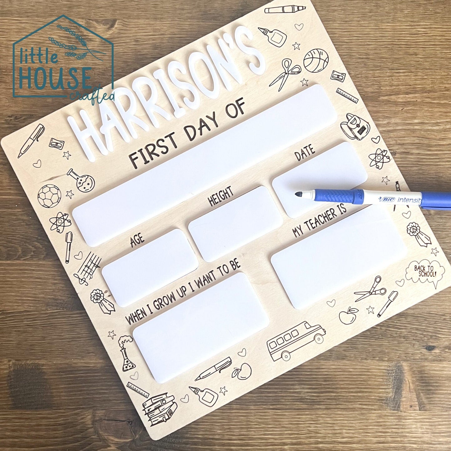 First Day Of School Sign, First Day Of School Board, Back To School Sign, First And Last Day School Sign, Back To School Photo Prop, Custom