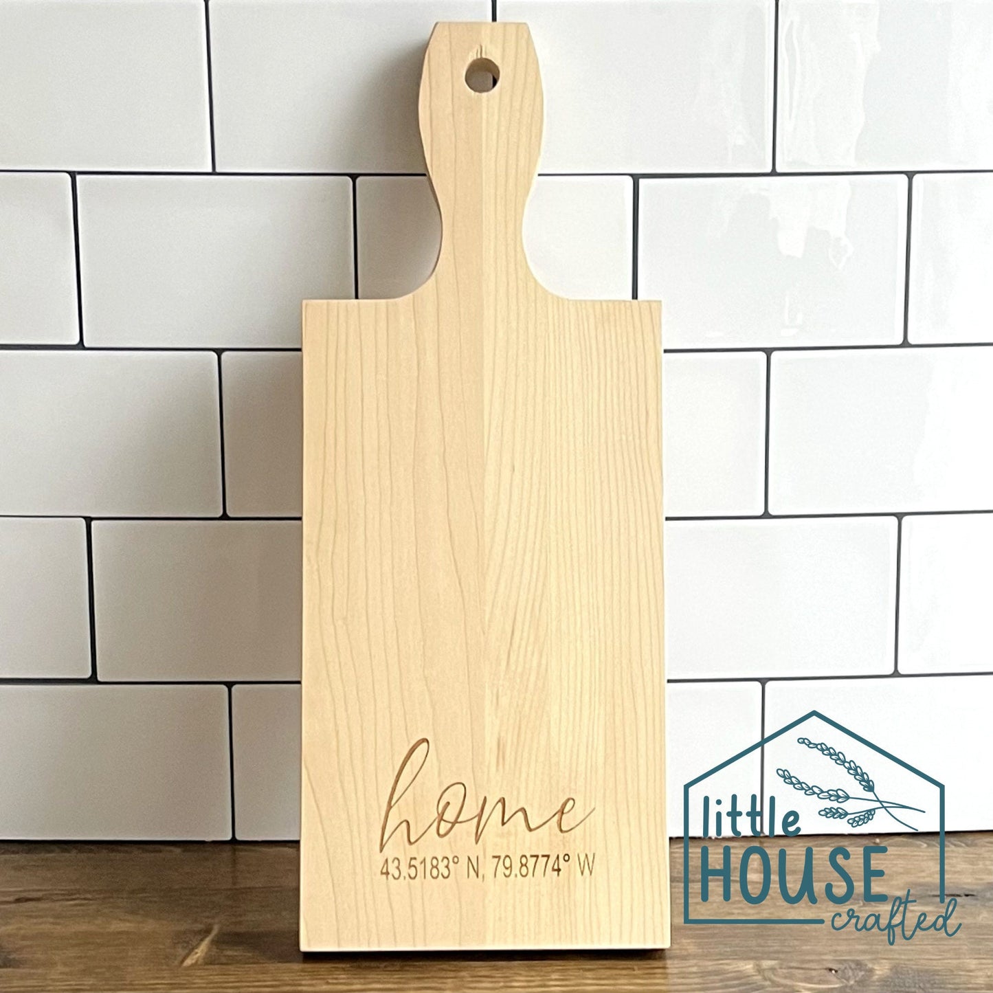 Custom Cutting Board - Laser Engraved - Maple - Wooden Board - Charcuterie