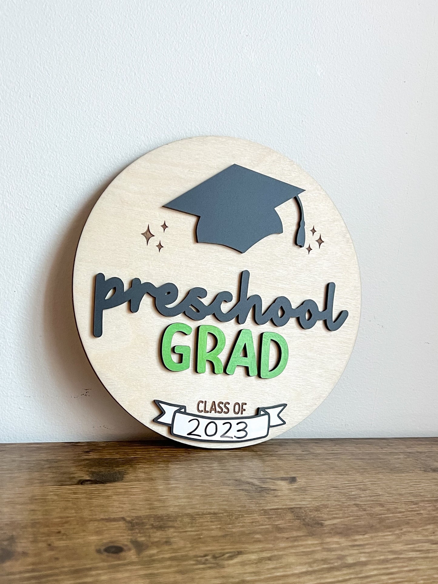 Grad Wooden Sign - Boho - School - Custom - Graduation Wood Sign - Class Year - School Decor - Daycare - Milestones