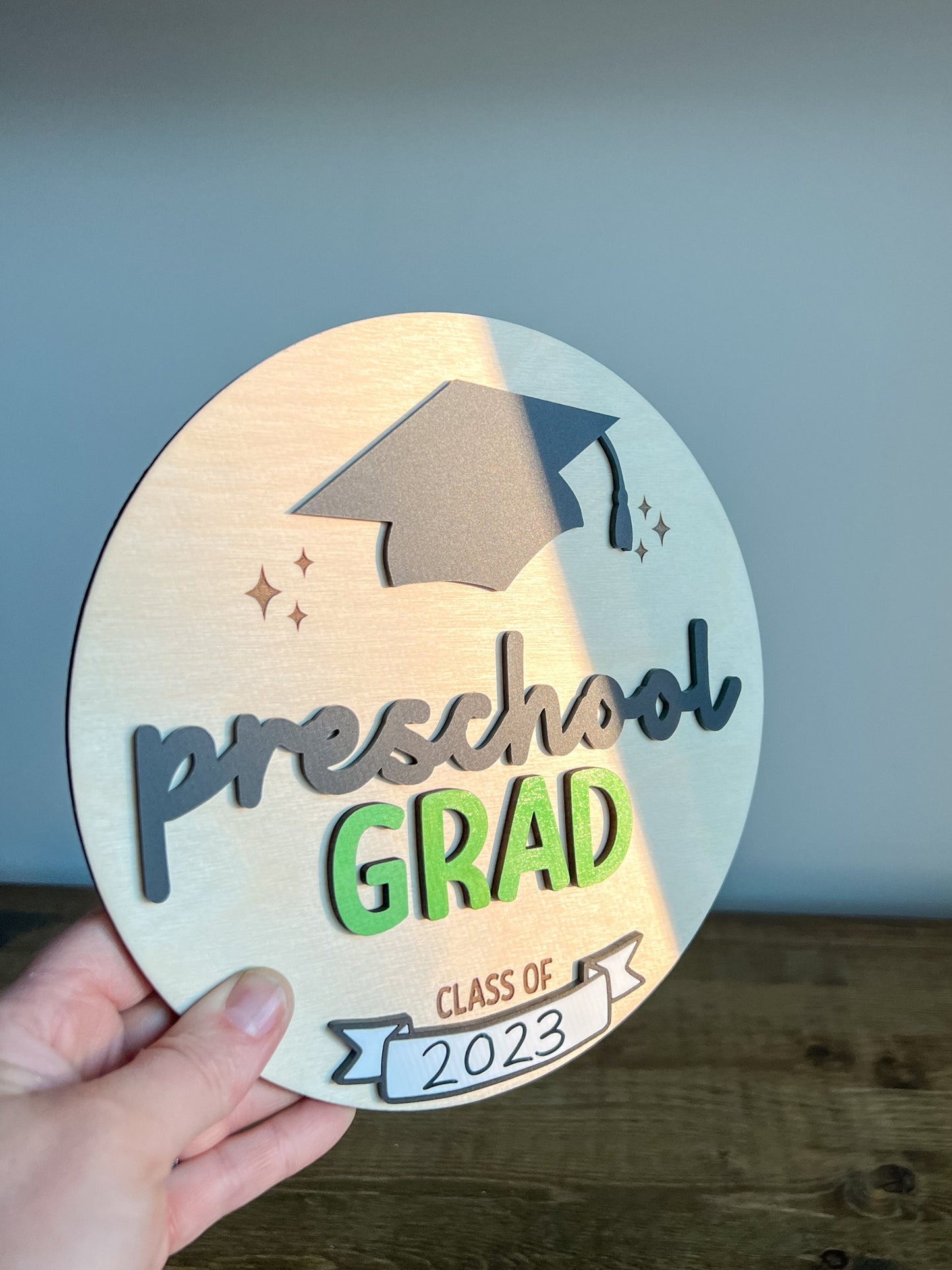 Grad Wooden Sign - Boho - School - Custom - Graduation Wood Sign - Class Year - School Decor - Daycare - Milestones