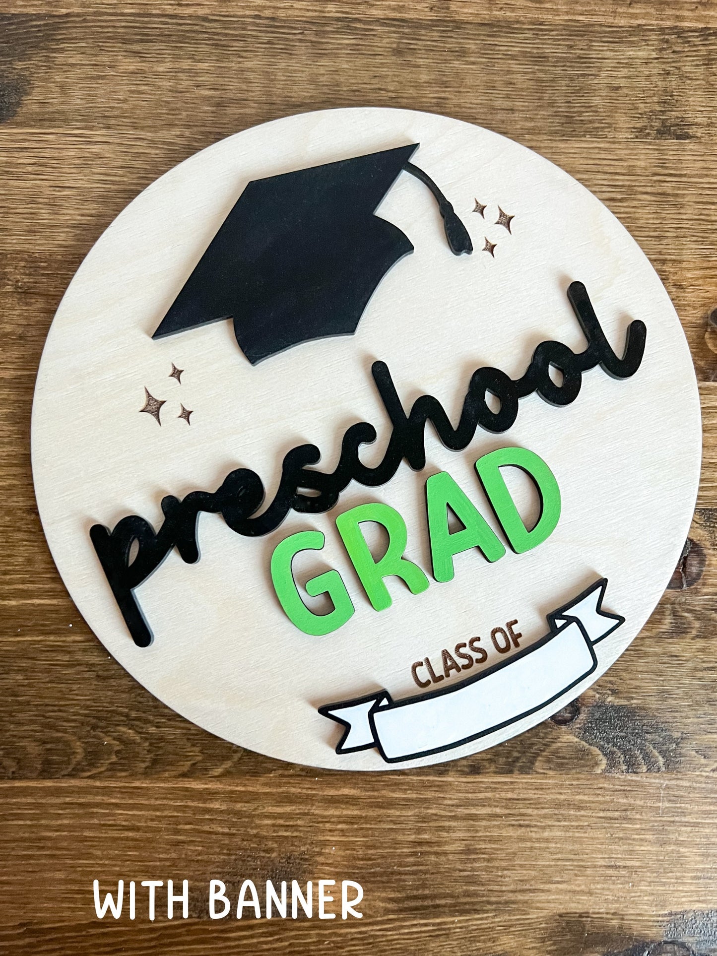Grad Wooden Sign - Boho - School - Custom - Graduation Wood Sign - Class Year - School Decor - Daycare - Milestones