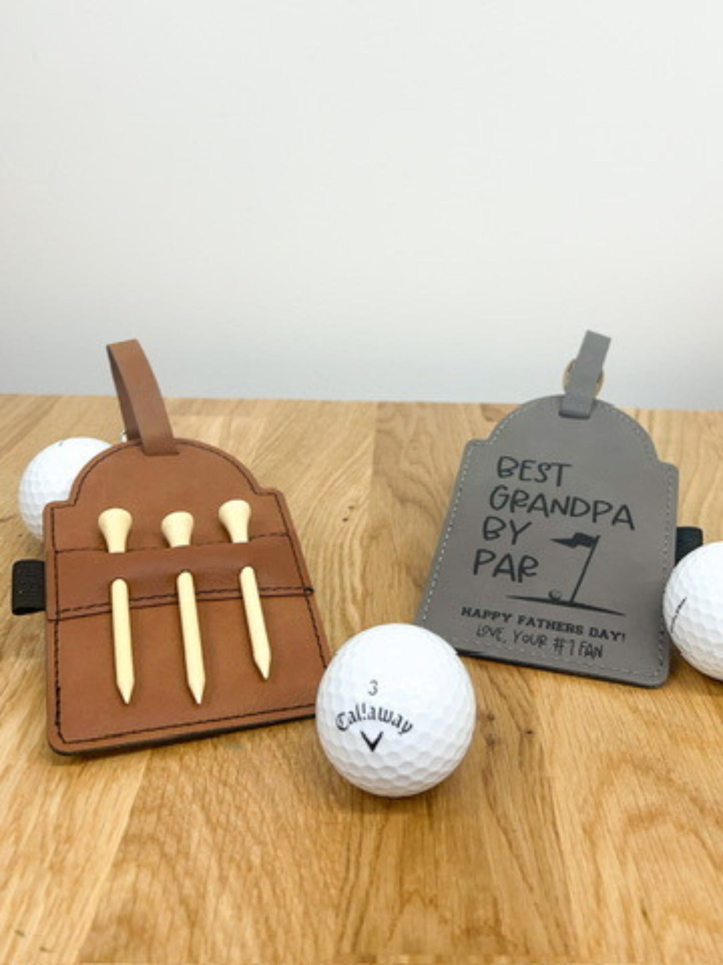 Engraved Golf Bag Tag for Dad - Father's Day Gift - Dad you're terr-rific - Golf Dad - Personalized Golf Gift - Leather Gift - Gift for Him