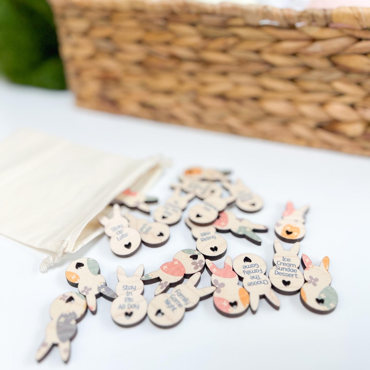 Personalized Easter Egg Tokens - Reusable Easter Egg Filler - Easter Hunt Prize Ideas - Custom Spring Tokens