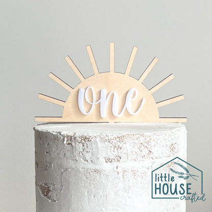 First Trip Around the Sun Cake Topper