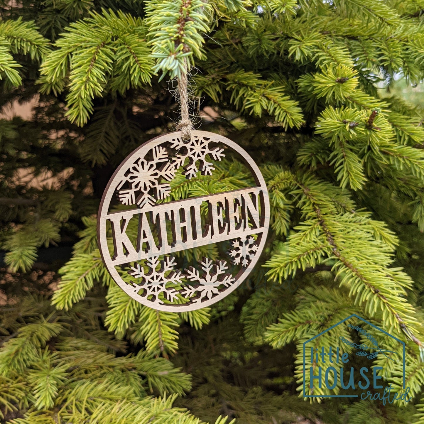 Snowflake Name Ornament