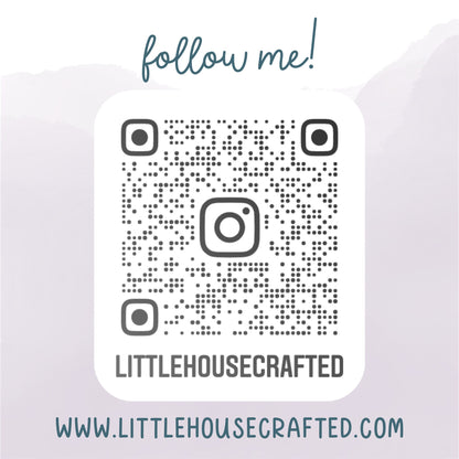 Valentines Acrylic Tag - Retro Toy  Inspired - Little House Crafted