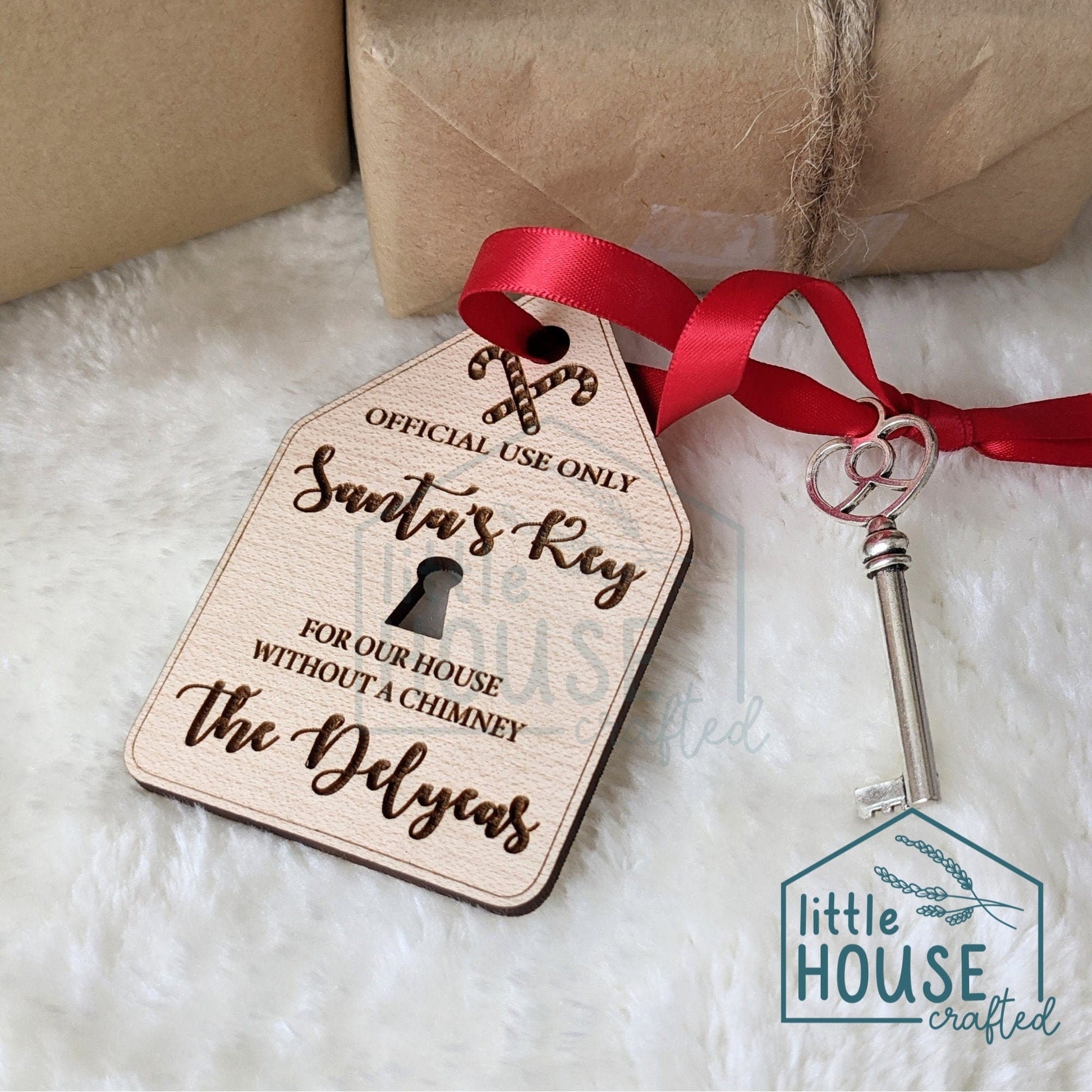 Christmas Santa Key - Magical Key - Christmas Decor - Kids Christmas Decor - Christmas Keepsake - Christmas Decoration-Christmas Tradition