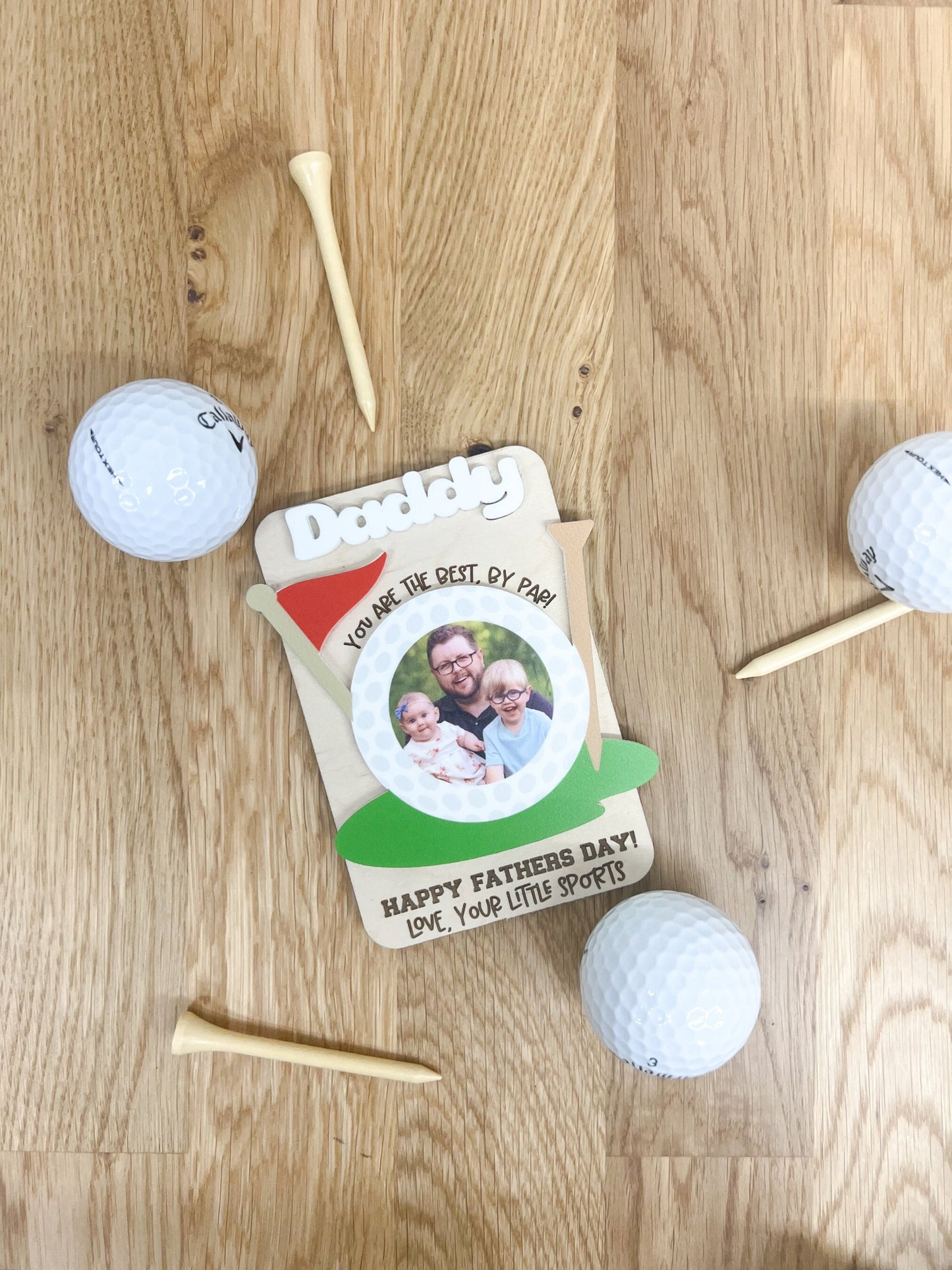 Golf Father's Day Photo Magnet - Fridge Photo Magnet - Personalized Gift - Golfing Dad - Dad Gift - Father's Day Gift - Gifts for Dad