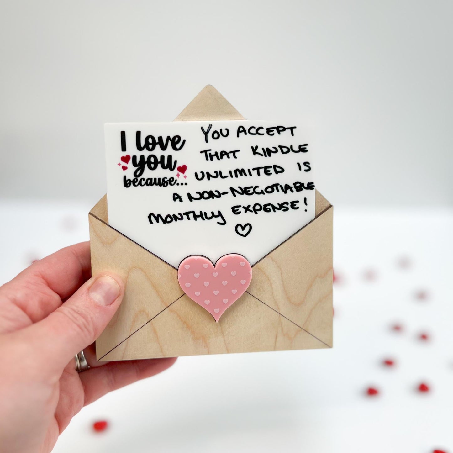 Love Letter - Whiteboard Magnet – Personalized Love Notes - Thoughtful Gift for Couples - Valentine's Day Gift - Anniversary - Love