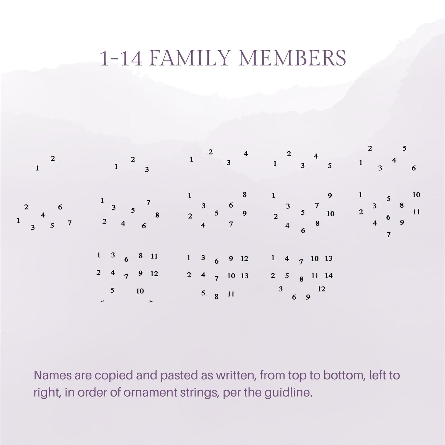 Family Christmas Ornament - 1-22 Members- Personalized - Personalized Engraved Family Ornament - Baby - Pets