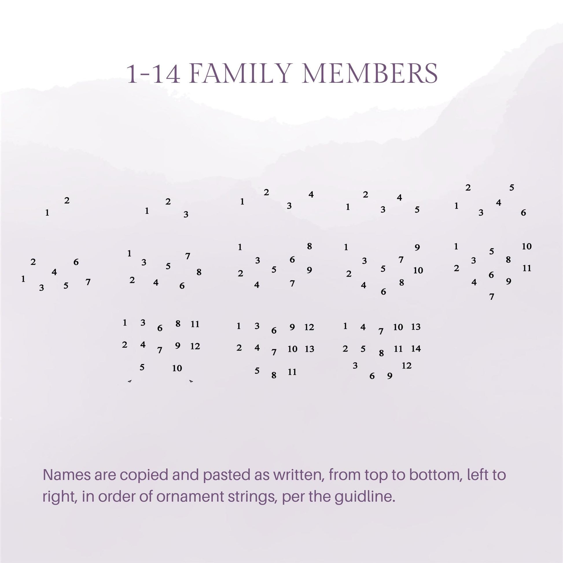 Cardinal Christmas Ornament - Personalized - Memorial Ornament - Loved One - Loving Memory - Sympathy- Laser Engraved -1-21 Family Members