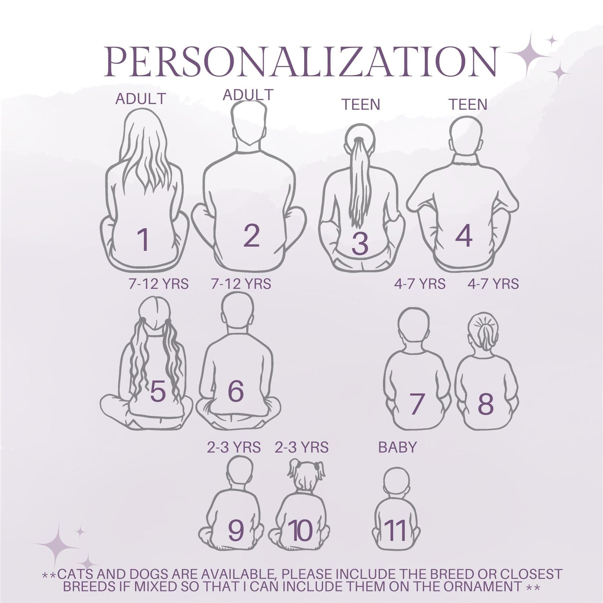 Christmas Family Silhouette - Forrest Christmas Scene - Santa - Believe in the Magic of Christmas